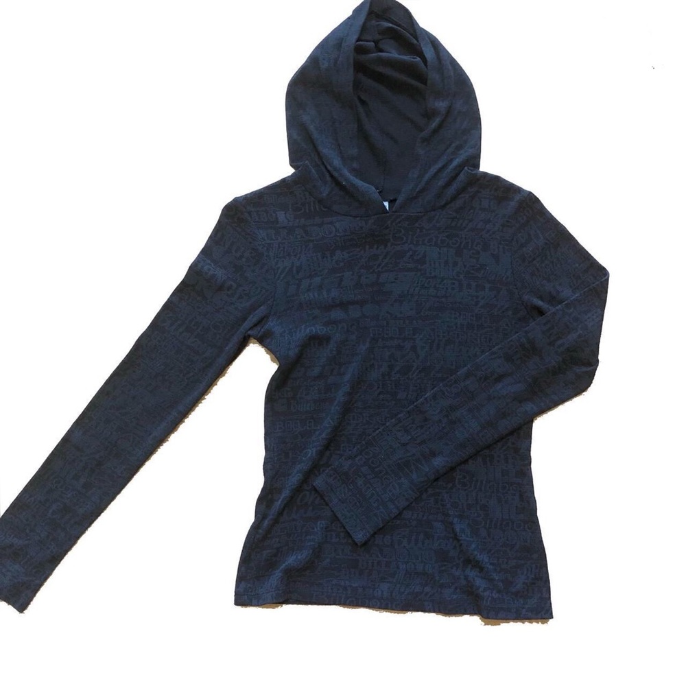 Y2k vintage billabong hooded long-sleeve